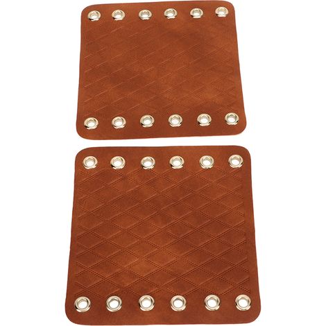 2 Gaines Poignée Gaz Moto Cuir Synthétique Fibre Universel Antidérapant Confortable Pour Motocyclette (1/5)