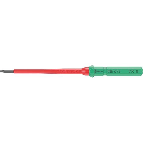 Wera Kraftform Kompakt VDE 67 i TX 8 x 157 mm TIE Elettricisti TORX Lama intercambiabile per giraviti TX 8 (1/5)