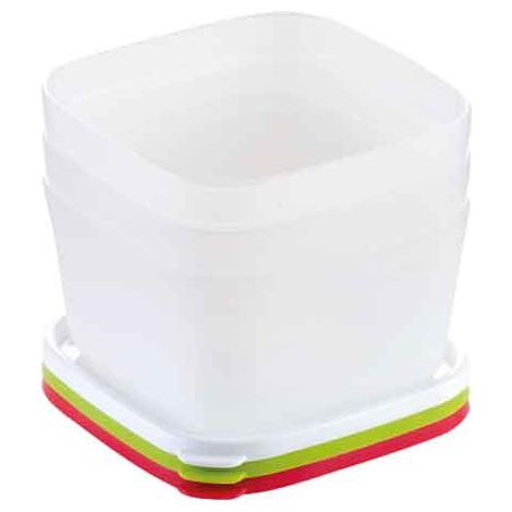 CONTENITORI IGIENICI PER FREEZER 'PURITY' 1 lt - 3 pezzi - TESCOMA (1/5)