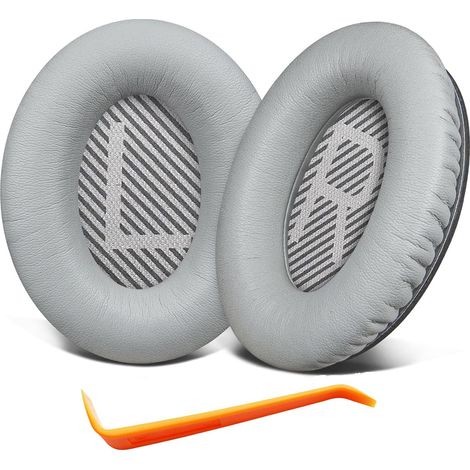 Almohadillas Para Auriculares - Espuma Lenta 2 cm - Compatible Con Bose QC35 QC35 II - Cubierta De Cuero Sintético - 2 Unidades (1/5)