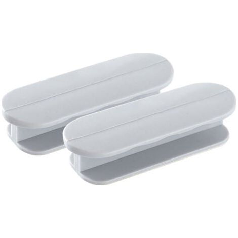 2 No Punch Balcony Window Pulls - Grey, Outdoor Patio Door Pulls Drawer Pulls Furniture Pulls, Glass Door (1/4)