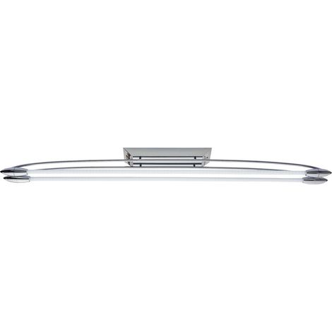 Endon Harper LED Lumière blanche froide de chrome poli de latte linéaire de LED, 3372 lumens (1/5)
