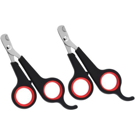 BUNTHAUS Ciseaux à Ongles Oiseaux,2 PCS Coupe-Ongles pour Chat Coupe-Griffes Professionnel Tondeuse à Griffes Animaux pour Petits Animaux Chiots Hamsters Oiseaux (1/4)