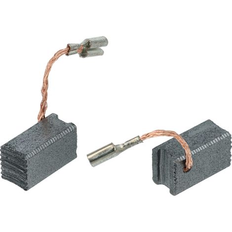 vhbw 2x Kohlebürste 6,5x8x13 mm kompatibel mit Bosch GWS 7-115 E, GWS 7-125 T, GWS 7-125 ET, GWS 7-125, GWS 7-100 T, GWS 7-115 Elektrowerkzeug