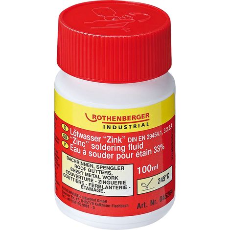 ROTHENBERGER Industrial Eau de soudage zinc - 45264