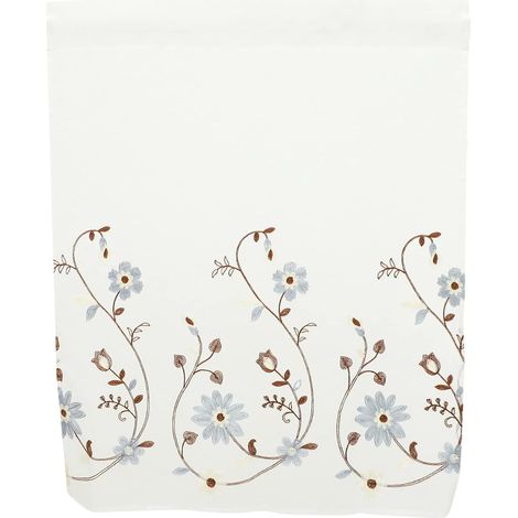 De Fentre Dcoratif Rideau Fleurs Rustique pour Petite Fentre (1/5)