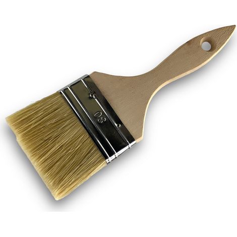 Pinceau queue de morue Largeur 70 mm Différentes épaisseurs Tous travaux peinture, laques, vernis - Quantité x 1 - Double épaisseur - 80 mm