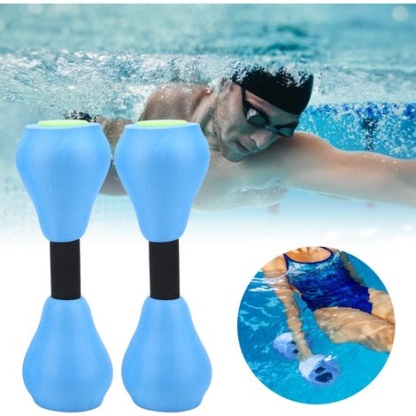 Haltères de natation EVA imperméables, légers pour l'entraînement fitness et yoga (1/5)