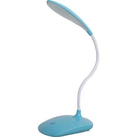 Lampe LED Bureau avec Col Flexible, 3 Luminosités, Lampe Tactile Portable pour Dortoir, Bureau et Chambre