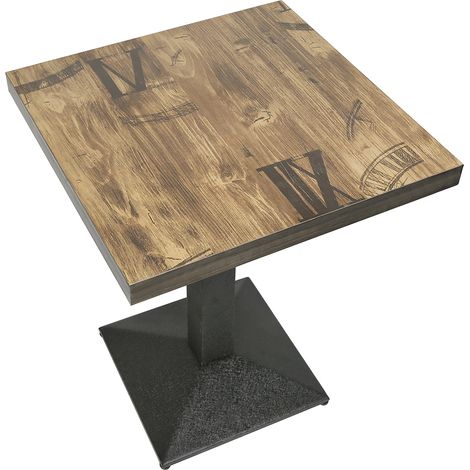 Skecten Mesa de Bar Mesa de Bistro Mesa de Comedor Cuadrado Vintage 60X75cm para 2 a 4 personas SKY0826 (1/5)