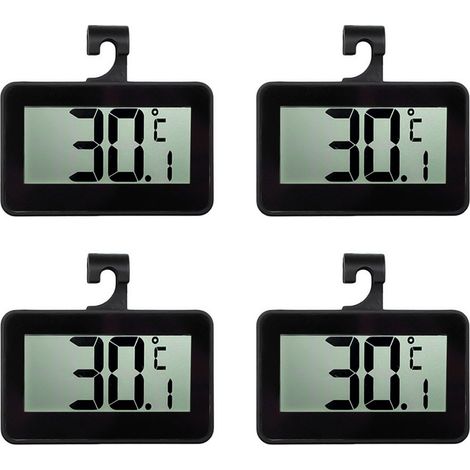 4 Thermomètre numérique étanche avec thermomètre pour compartiment congélateur avec écran LCD facile à lire, parfait pour une utilisation en extérieur (1/5)
