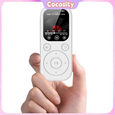 Cocosity lecteur MP3 avec BT Lecteur MP3/MP4 Lecteur de chansons portable à écran IPS de 2,01 informatique accessoire Blanc 16 Go (1/5)