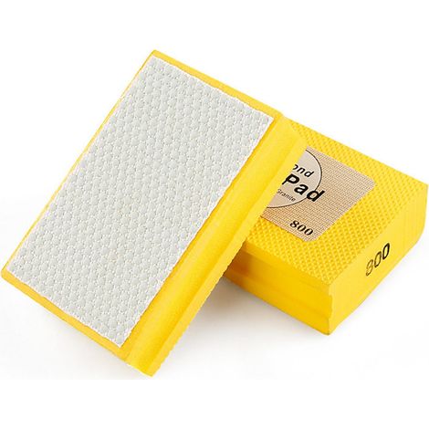 Lot de 10 disques diamantés de polissage pour granit, verre, marbre, béton et pierre - ponçage et lustrage haute brillance. (1/5)