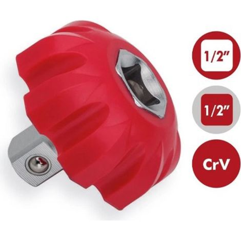 ADATTATORE PER SERRAGGIO MANUALE IN SPAZI RISTRETTI 1/2" Cr-V DOGHER 543-013