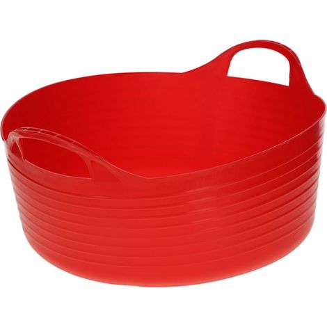 Kerbl Trog FlexBag rot flexibler Futtertrog, Fassungsvermögen 15 Liter (1/2)