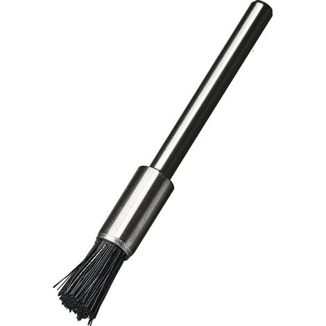 Lessmann Miniatur-Pinselbürste Naturborsten (schwarz), Bürsten-⌀ 5 mm