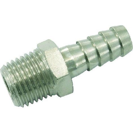 Jonction filetée pour raccord pneumatique - R 3/8 " - Diamètre intérieur de tuyau : 13 mm - PREVOST