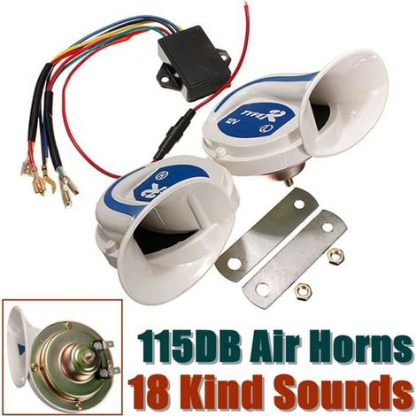 Siren Loud Air Snail Horn Magie 18 Sons Car Truck 12V (1/4)