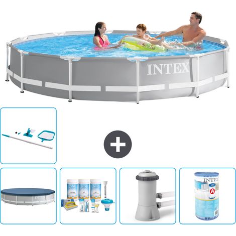 Intex Piscine Prism Frame Ronde - 366x76 cm - 6-pièces S41902 (1/5)