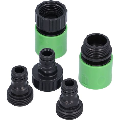 Raccord rapide pour tuyau d'arrosage NPT 3/4, filetage mâle/femelle, embout pour l'irrigation de jardin et de pelouse (1/5)