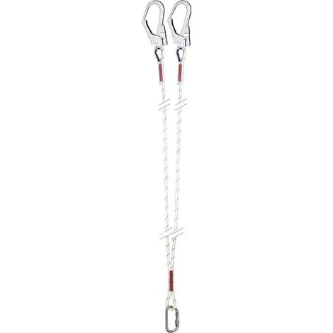 Longe de maintien en Y Trigger à corde - Mousqueton à vis - 1,3 M - 3M