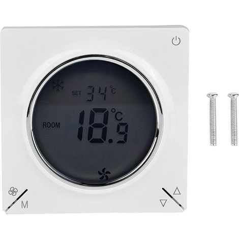 Air Conditioner Thermostat Ventilo Central Convector Ambient Temperature Regulator Hotel Home (1/5)
