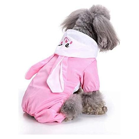 Pet Raincoat Vêtements pour chiens Pet Supplies Teddy Pet Raincoat Rose (1/4)