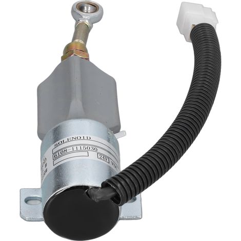 Électrovanne de coupure de carburant, électrovanne d'arrêt moteur 6108-1115030, convient pour Yuchai YC85 135. (1/5)