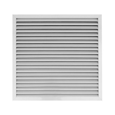 Grille de reprise intérieur + filtre, aluminium, D 600 x 600 mm S&P (UNELVENT) 850944