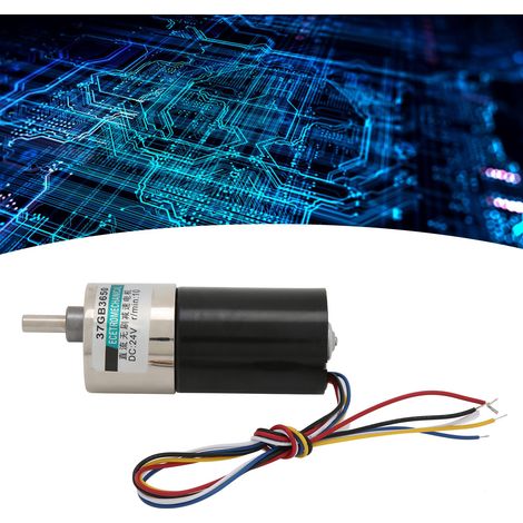 XD-37GB3650 Bürstenloser Getriebemotor, 24 V DC, niedrige Drehzahl, Miniatur, drehzahlgeregelt, kleiner Motor mit 10 U/min (1/5)