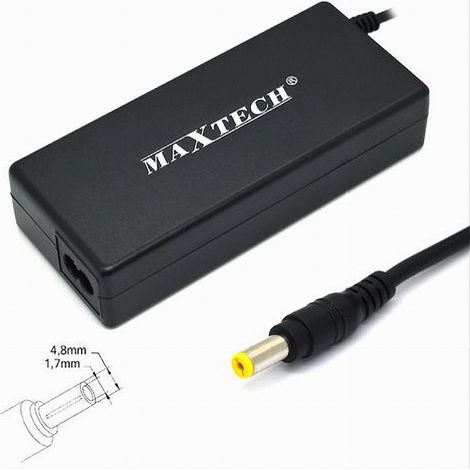 Trade Shop - PC-Akku-Ladegerät, Netzteil, Ersatzakku, 18,5 V, 4,9 A, 90 W, MAXTECH PC-CA012 - (1/2)
