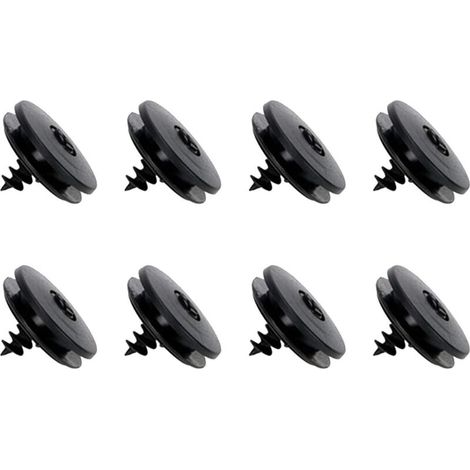 Lot de 8 Fixations Universelles pour Tapis de Sol Auto, Attaches Antidérapantes pour Moquette, Pinces de Fixation (1/4)