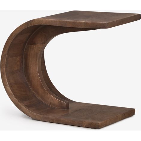 SKLUM 2er-Pack Rigi Holz-Nachttische, 45x30 cm              Dunkler Griff Holz                     