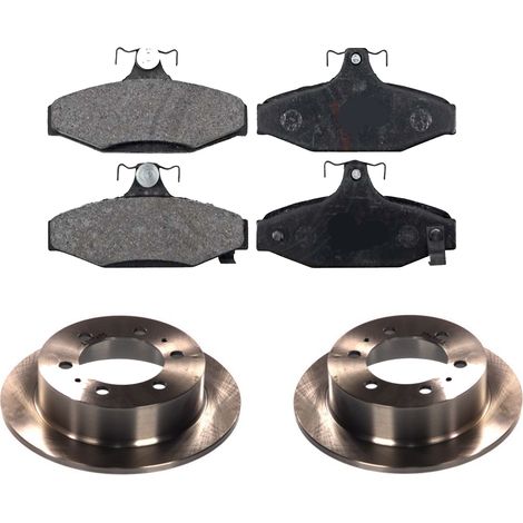 KIT FRENI POSTERIORI compatibile con DAEWOO MUSSO (FJ) - DISCHI + PASTIGLIE OEM: FDB1157, FDB1336, FDB1937 / 17016 /SOSTITUZIONE DIRETTA/BASSA POLVERE/SILENZIOSO (1/5)