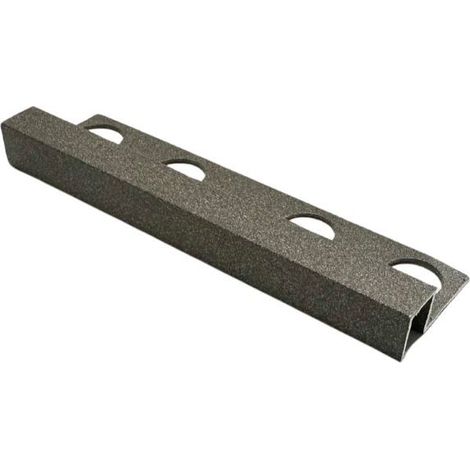 Profilo Quadro in Alluminio - Finitura Sabbia - Barra da 2,5 metri : Colore - Grigio Perla, Modello - 12 MM (1/3)