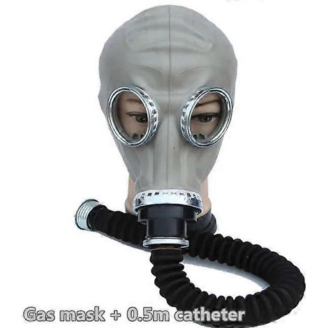 Masque respiratoire intégral 2 en 1 pour la protection contre les produits chimiques et la peinture masque classique avec conduit respiratoire (1/5)
