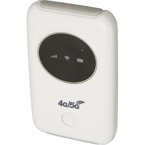 Point d'accès Wi-Fi mobile 4G, insertion de carte micro SIM, batterie haute capacité 3200 mAh, mini routeur LTE portable pour ordinateur portable, TV et téléphone.