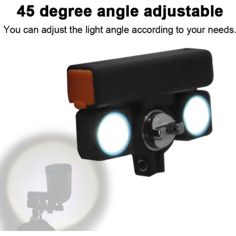 Lampe pour pistolet à peinture, lampe pour aérographe, lampe universelle pour pulvérisateur, lampe d'appoint rechargeable et réglable pour pulvérisateur (1/5)