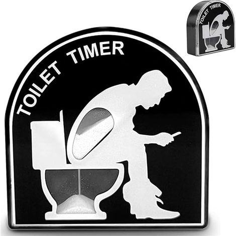 5 Minute Timer Toilet Brush Kids Timer Tool Home Decor Funny Gift for Men Husband Dad Fathers Day Birthday (1/5)