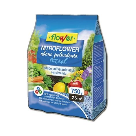 Pagamento di polarizzazione di polarizzazione dei fiori Nitroflower Blue, borsa 750 gr