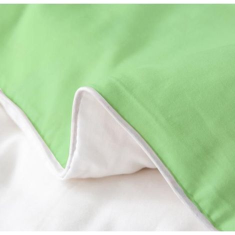 1 Parure de lit Chaton,Imprimé Kawaii,Housse de couette 220x240,Vert,Chambre enfant (1/4)
