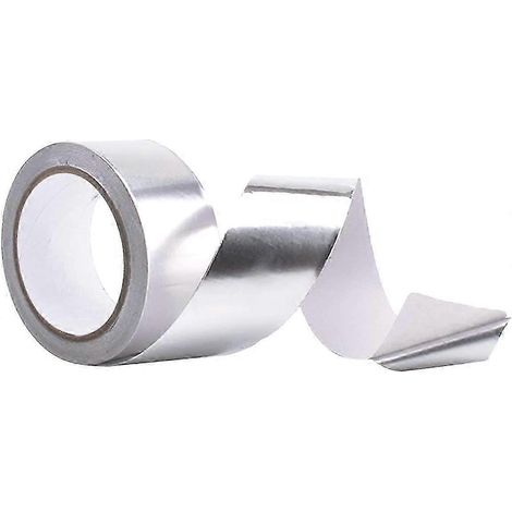 Ruban d'étanchéité en aluminium compatible avec le ruban de réparation 45 mm x 20 m, ruban d'étanchéité en aluminium, ruban d'étanchéité résistant à la température compatible avec la réparation (1/4)