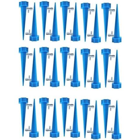 Goutte à Goutte Bouteille - Arroseur Automatique Plantes - avec Vannes de Régulation - Bleu (1/5)