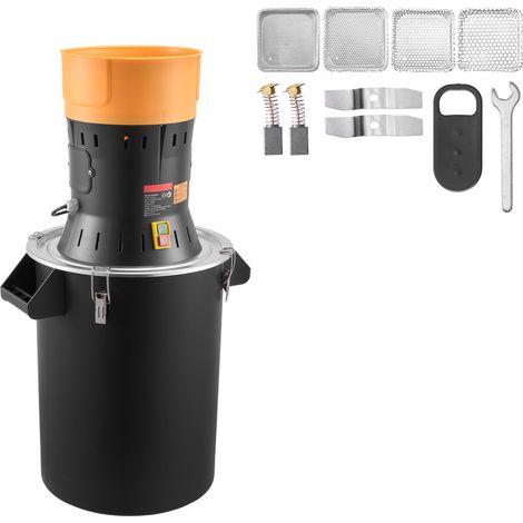 Moulin à grains électrique 600W, broyeur commercial pour épices, céréales, café, maïs et poivre, avec lames galvanisées aiguisées et capacité de 53L. (1/5)