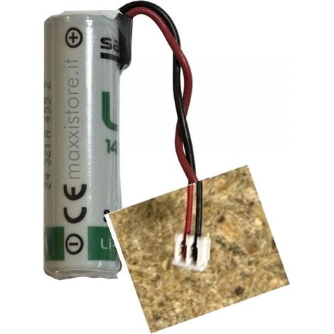 Saft batteria 3,6V 2,4Ah compatibile Teckcell contacalorie ZENNER ZELSIUS C5 - SB-AA11