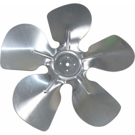 Aluminium-Lüfterflügel Ø254 mm 28° (links) - Legierung C43418 (1/5)