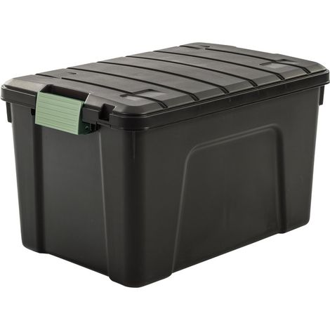 IRIS Malle sia iris noir / vert 60l h.35.5 x l.40 x p.59 cm