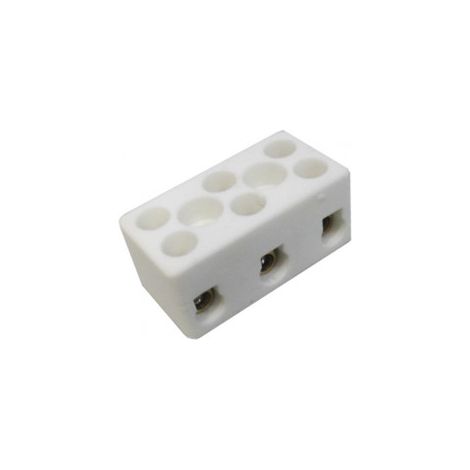 Regleta cerámica 3 polos 4 mm , bolsa 5 uds