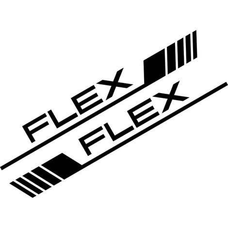 (Noir brillant - Pour FLEx) Compatible avec les accessoires Ford T - Autocollant latéral de portière de voiture (1/5)