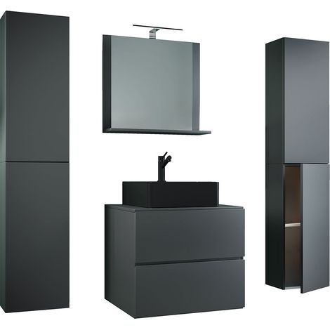 5 pcs. baignoire lavabo 60 cmLendas XL 150x127x52 - VCM (1/4)